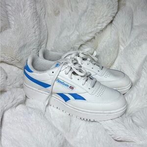 Reebok Women’s Sneakers in White and Blue